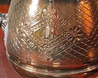 4pc Simpson Hall Miller & Co Tea Pot Set	Lg Teapot: 13x9x5in	
