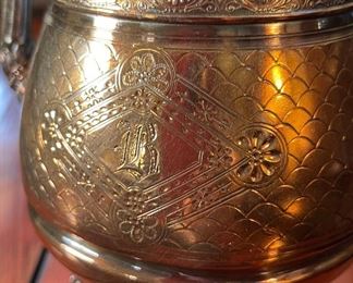 4pc Simpson Hall Miller & Co Tea Pot Set	Lg Teapot: 13x9x5in	
