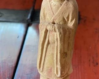 Antique Chinese Ceramic Statue	8.5in H	
