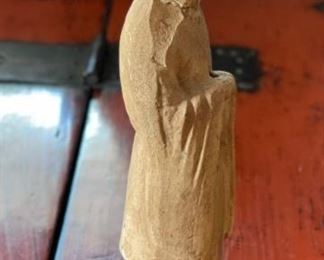 Antique Chinese Ceramic Statue	8.5in H	
