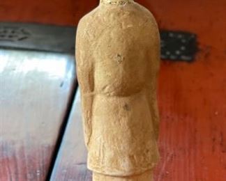 Antique Chinese Ceramic Statue	8.5in H	
