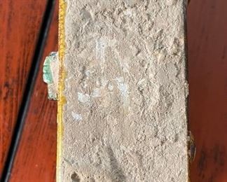 Antique Ming Dynasty Green Glazed Funerary Furniture Money Chest Chinese	4.5x5.5x3in	HxWxD
