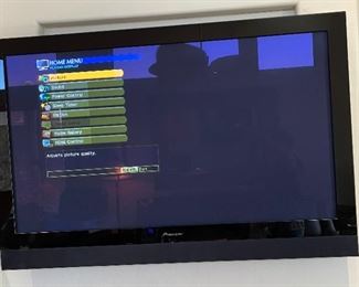 Pioneer Plasma 50in TV	38x58x4in	HxWxD
