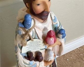 Jim Shore Saint Francis Heartwood Creek Statue 6001083	20x8.5x8in	HxWxD
