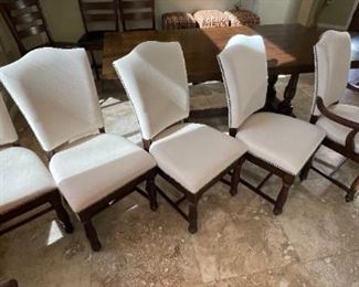 Riverside Trestle Table w/ 6 Chairs	30x42x80in	HxWxD
