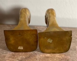 Vintage Brass Mallard Duck Head Bookends	10x5.5x5in	HxWxD
