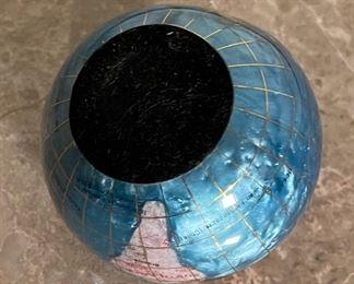 Small Gemstone Globe Paperweight	3.25in Diameter	
