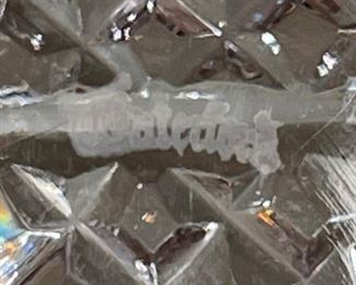 Waterford Phoenix Suns Crystal Basketball Paperweight	3in Diameter	
