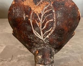 5pc Primitive Carved Wood Heads	largest: 7x3.5x3in	HxWxD
