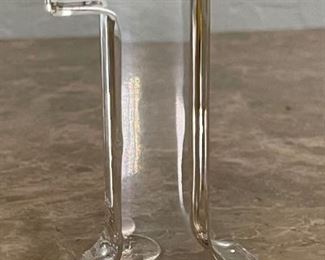 1pc Tiffany & Co Crystal Glass #1 Made in Belgium 2	4in H	
