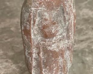 Antique Ceramic St Francis Statue Sculpture	7in H	
