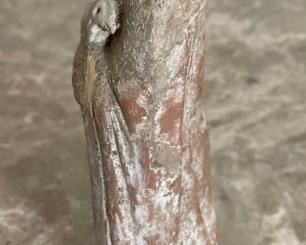 Antique Ceramic St Francis Statue Sculpture	7in H	
