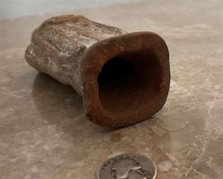 Antique Ceramic St Francis Statue Sculpture	7in H	
