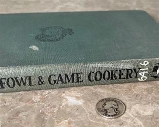 *Signed* James Beard Fowl & Game Cookery 1st Edition Book	8.25x5.25in	
