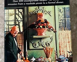 *Signed* James Beard Beard’s Menus For Entertaining 1st Edition Book	9.25x6.5in	
