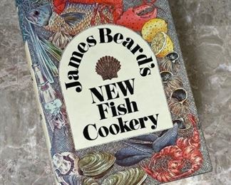 *Signed* James Beard Beard’s New Fish Cookery 1976 Edition Book	8.5x6in	
