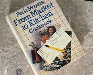 *Singed* Perla Meyers’ From Market to Kitchen Cookbook 1st Edition Book	10.25x7.75in	
