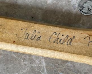 *Signed* Julia Child Paul Child Rosemary Manell Pizza Peel	24x14in	
