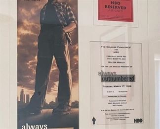 Laurence Fishburne Always Outnumbered Premier Ticket Montage	30.35x16.75in	
