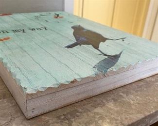 On My Way Bird Clock Lisa Weedn	20x14in	
