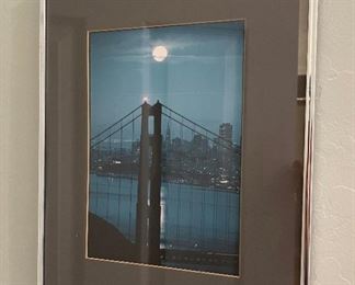 Christopher Egan Framed Photograph San Francisco Golden Gate Bridge City Skyline	14 x 11.5in	

