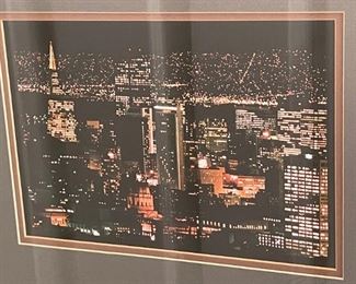 Christopher Egan Framed Photograph San Francisco at Night	11.5 x 14.5in	
