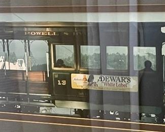 Christopher Egan Framed Photograph Cable Car Powell & Hyde	10 x 20	
