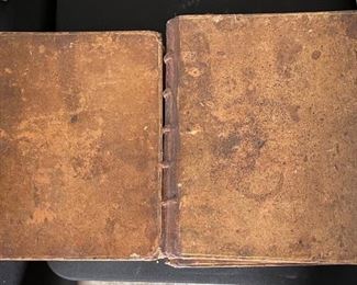 New Testament Set of 4 Doddridge Family Expositor Books 18th century	10.5x8.5in	
