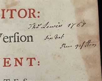 New Testament Set of 4 Doddridge Family Expositor Books 18th century	10.5x8.5in	
