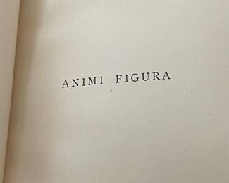 Animi Figura  John Addington Symonds 1882 Book	6.75x4.5in	
