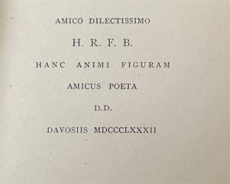 Animi Figura  John Addington Symonds 1882 Book	6.75x4.5in	
