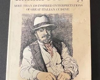 *Signed* Alfredo Viazzis Italian Cooking 1st Edition Book	9.5x6.5in	
