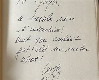 *Signed* Alfredo Viazzis Italian Cooking 1st Edition Book	9.5x6.5in	
