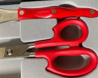 Cutco Scissor & Spreader Knife Set  1768 KN 77 KM NIB	Box: 11x5.5in	
