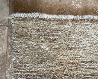 Heavy Wool Hand Knotted Moroccan Rug	95x67in	
