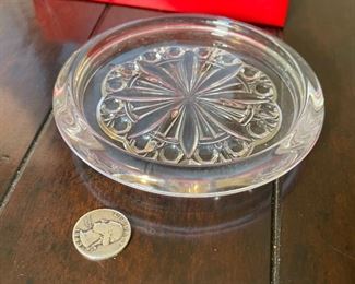 Baccarat Crystal Rosace Wine/Champagne Coaster	5.5in Diameter <BR>Box: 1.5x7.25x7.25in	
