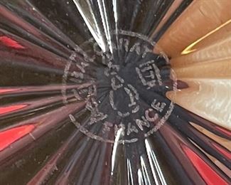 Baccarat Crystal Rosace Wine/Champagne Coaster	5.5in Diameter <BR>Box: 1.5x7.25x7.25in	
