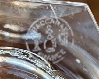 Baccarat Tallyrand Nelly Crystal Bud Vase	6.75in H x 4.25in Diameter at top	
