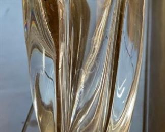 Orrefors Crystal Waterfall Vase Edvin Öhrström	8.25in H x 4.25in Diameter	
