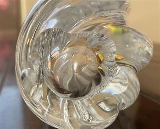 Orrefors Crystal Waterfall Vase Edvin Öhrström	8.25in H x 4.25in Diameter	
