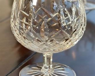 6pc Waterford Crystal Lismore 12 Oz Brandy Glasses  Snifter	5in H x 2.75in Diameter at top	
