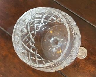 6pc Waterford Crystal Lismore 12 Oz Brandy Glasses  Snifter	5in H x 2.75in Diameter at top	
