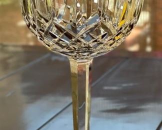4pc Waterford Crystal Lismore Oversize Ballon Wine Glasses	7 3/4” H x 3.25in Diameter at top	
