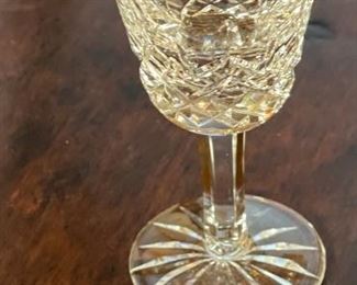 6pc Waterford Crystal Lismore Cordial Glasses	3 3/8in H x 1 5/8in diameter at top	
