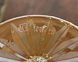 6pc Waterford Crystal Lismore Cordial Glasses	3 3/8in H x 1 5/8in diameter at top	
