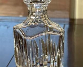 Baccarat Crystal Square Whiskey Decanter	10.5in H x 4x4in	
