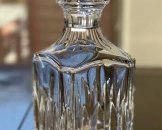 Baccarat Crystal Square Whiskey Decanter	10.5in H x 4x4in	
