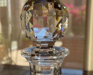 Baccarat Crystal Square Whiskey Decanter	10.5in H x 4x4in	
