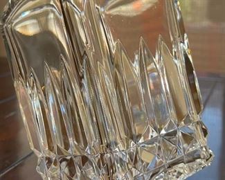 Baccarat Crystal Square Whiskey Decanter	10.5in H x 4x4in	
