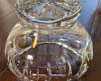 Brierley Crystal Glass Footed Bowl	4.25in H x 6in Diameter	
